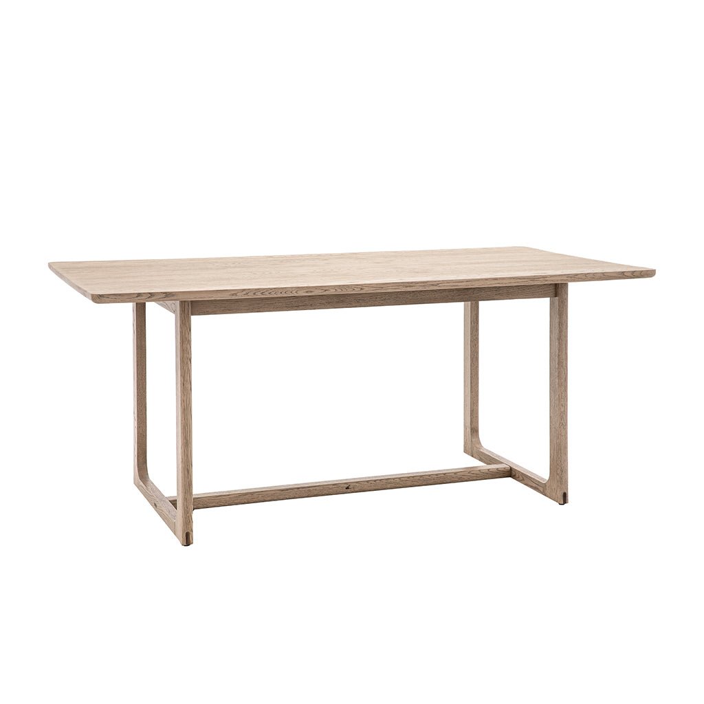 Maurice Dining Table Smoked Wood 
Finish