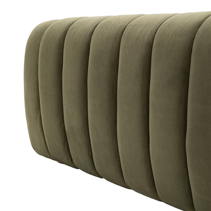 Elsa 3 Seater Sofa - Moss