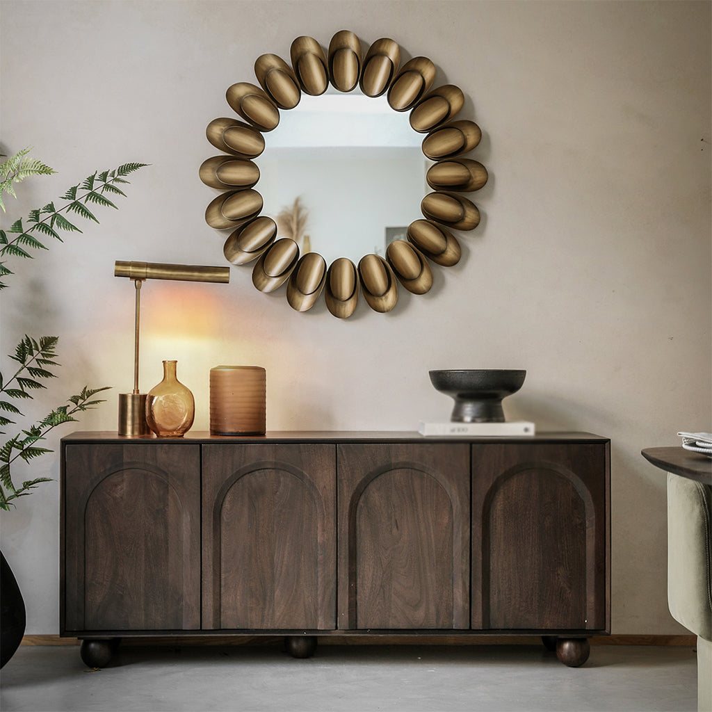 Lilia 4 Door Sideboard - Walnut