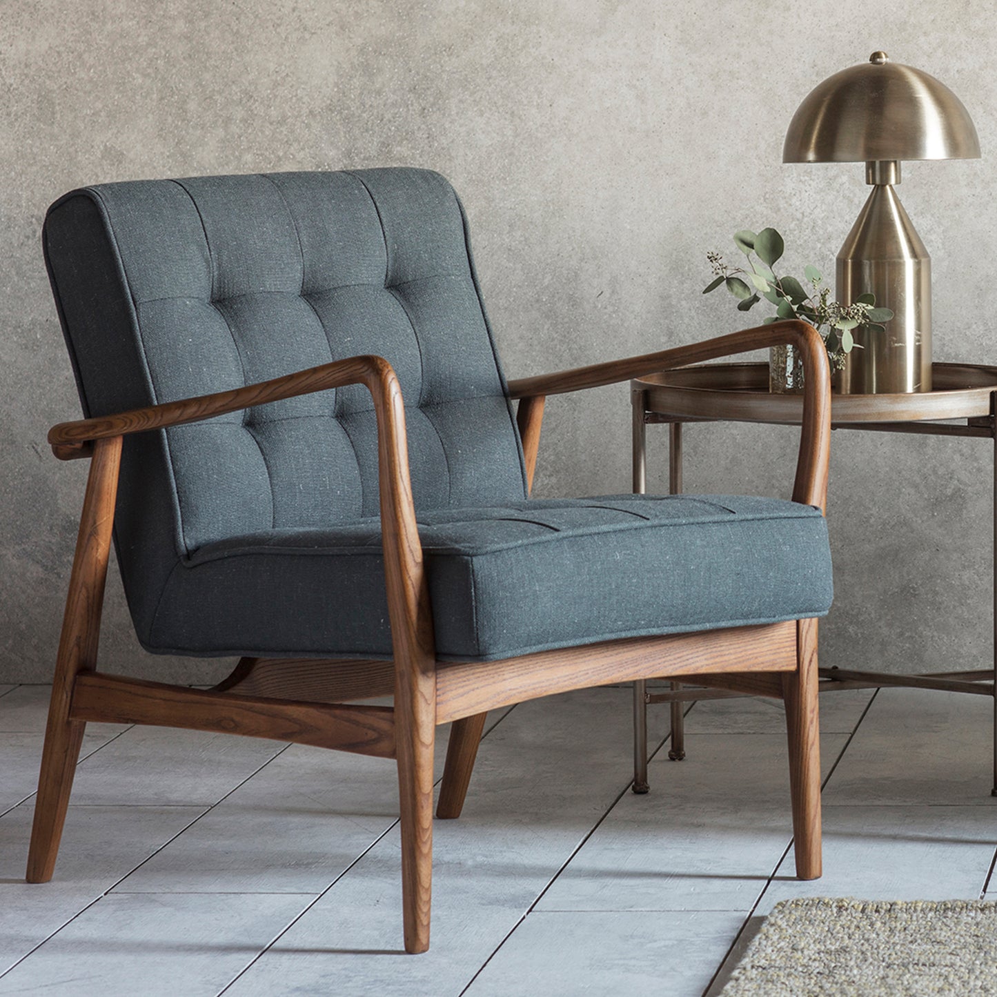 Gilbert Armchair - Dark Grey