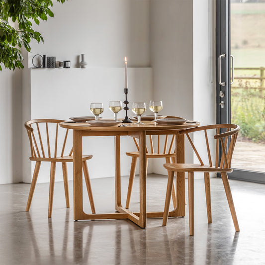 Maurice Round Dining Table - Natural