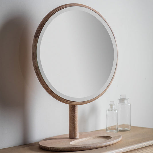 Shaker Dressing Mirror - Oak