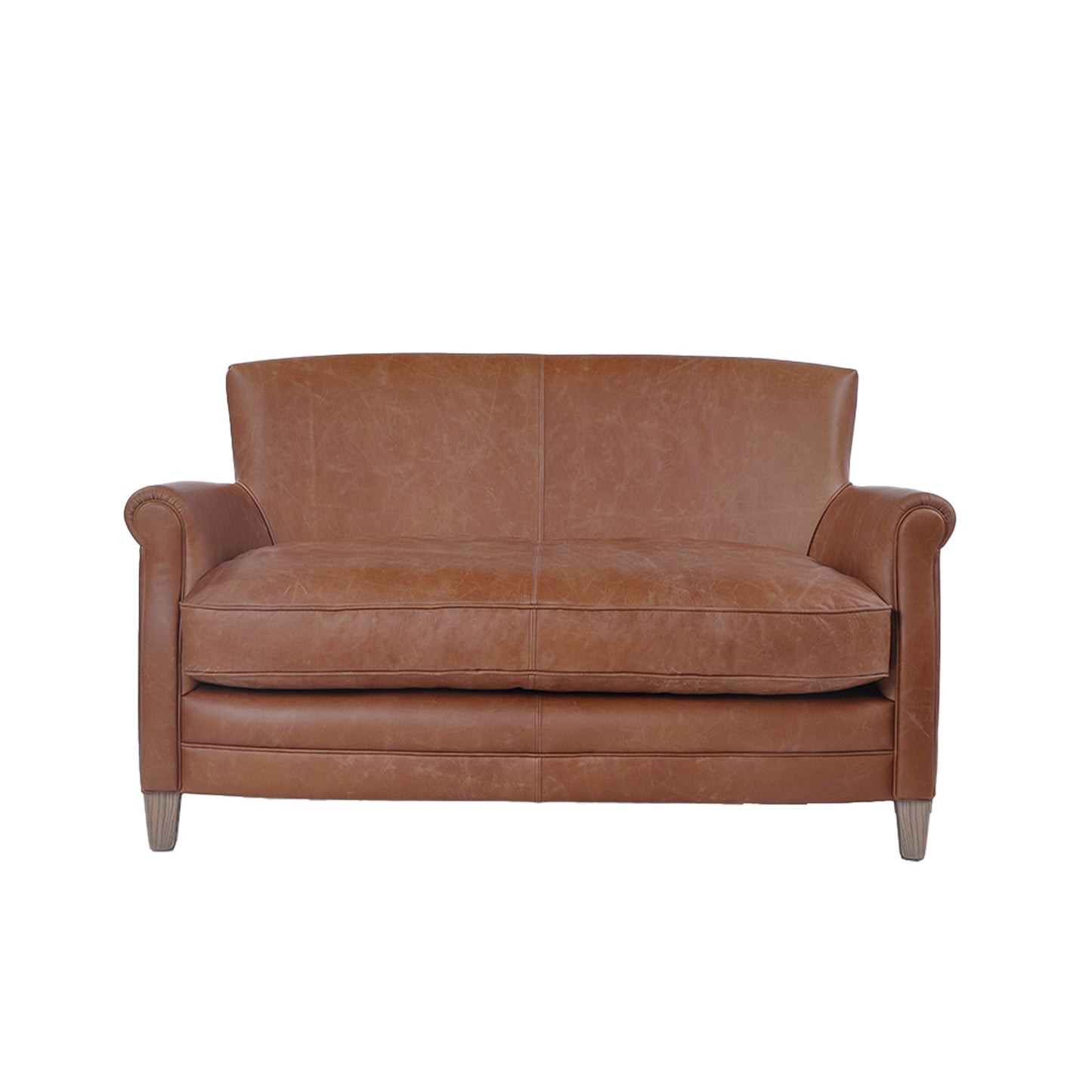 Marmalade Sofa -  Vintage Brown Leather