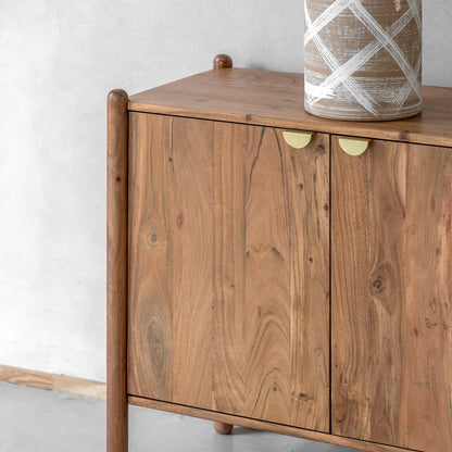 Riya 4 Door Sideboard - Natural