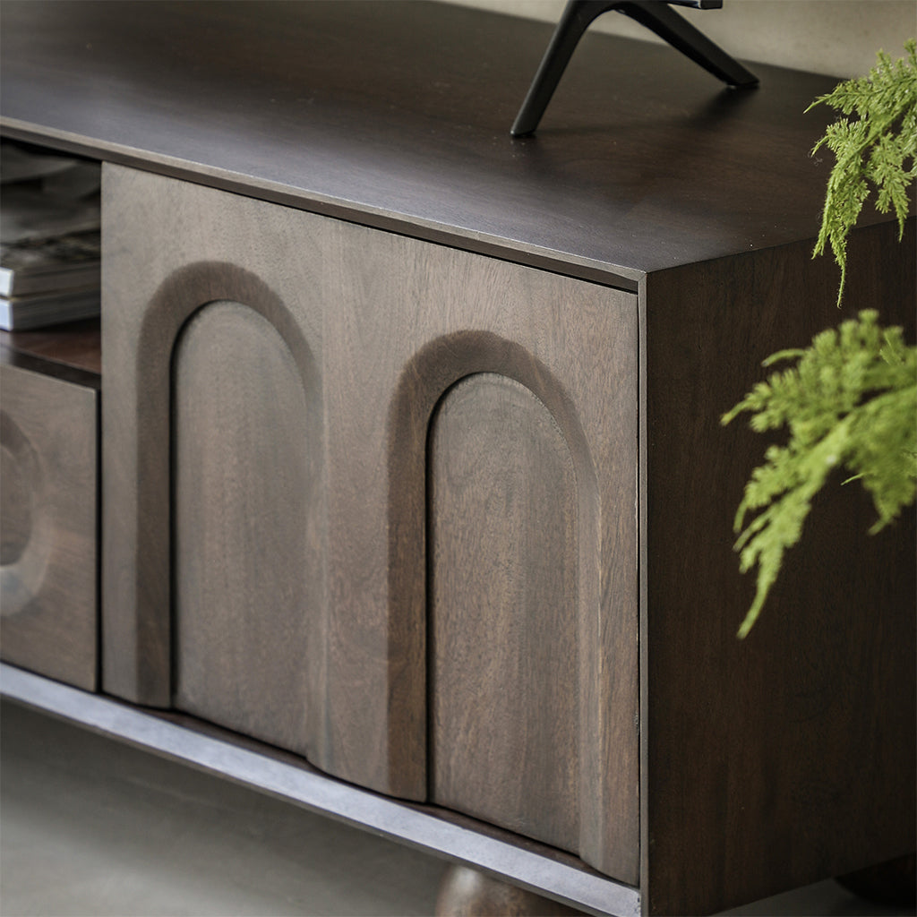 Lilia Media Unit - Walnut