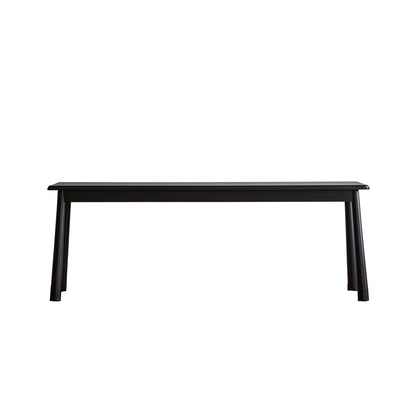 Shaker Dining Bench - Black