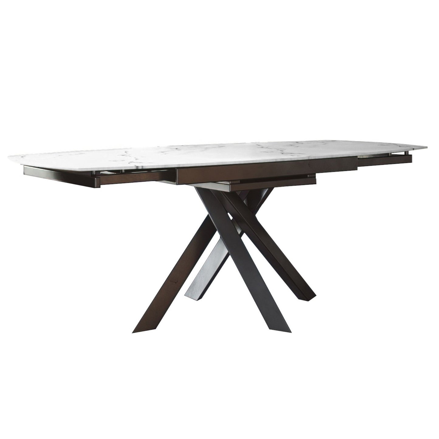 Motion Extending Dining Table With Sintered Stone Top - 140-210cm. Alpha collection ALMT140.