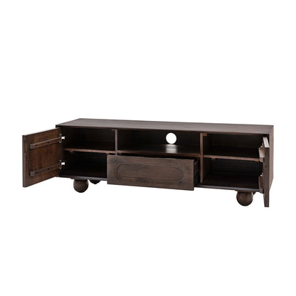 Lilia Media Unit - Walnut