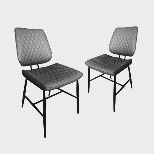 Dixie Dining Chair, Set Of 2 - Grey