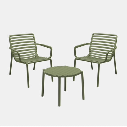 Doga Garden Table & x2 Doga Relax Chairs