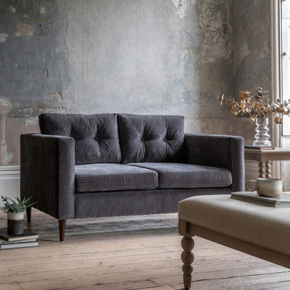 Hoxton 2 Seater Sofa - Charcoal