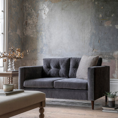 Hoxton 2 Seater Sofa - Charcoal