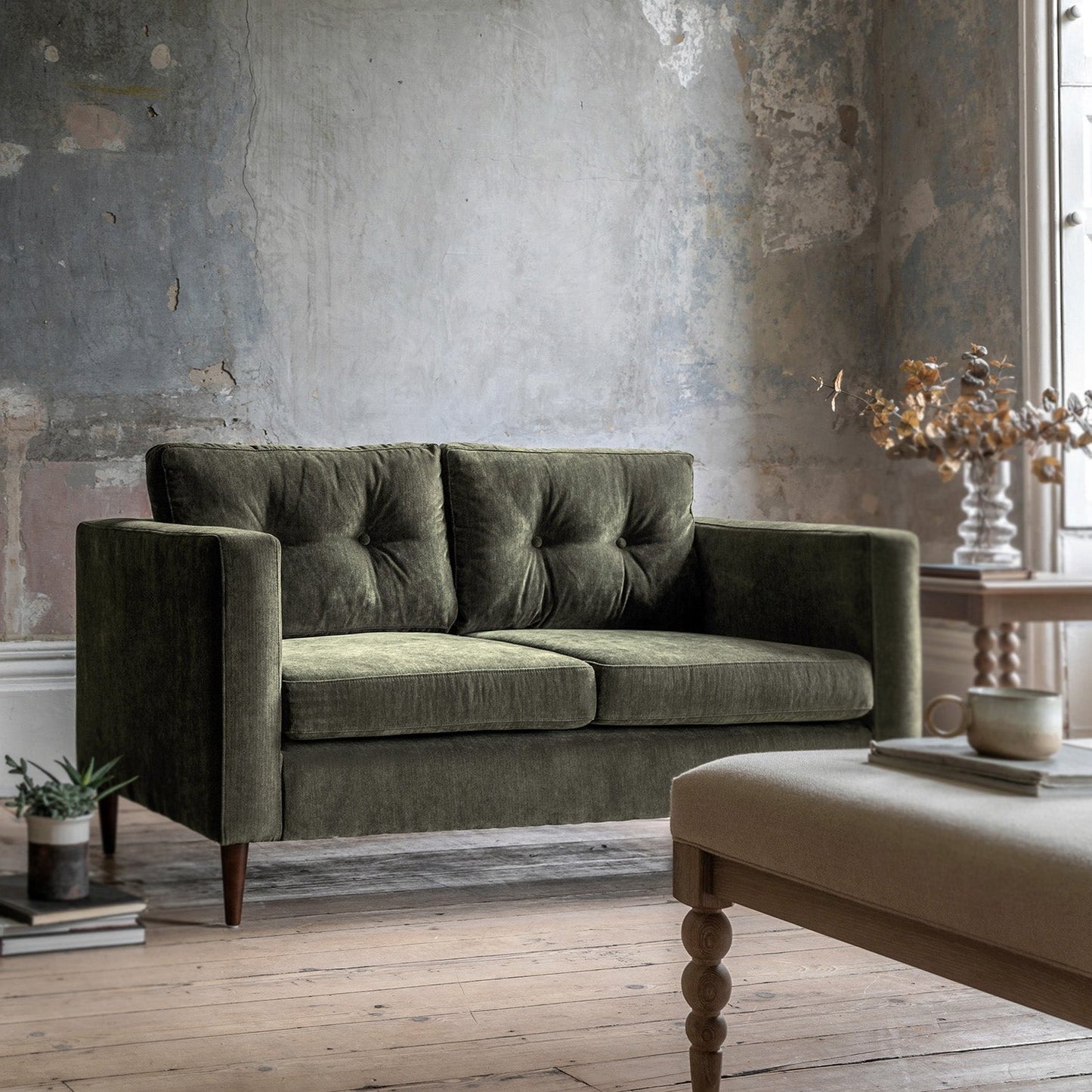 Hoxton 2 Seater Sofa - Forest