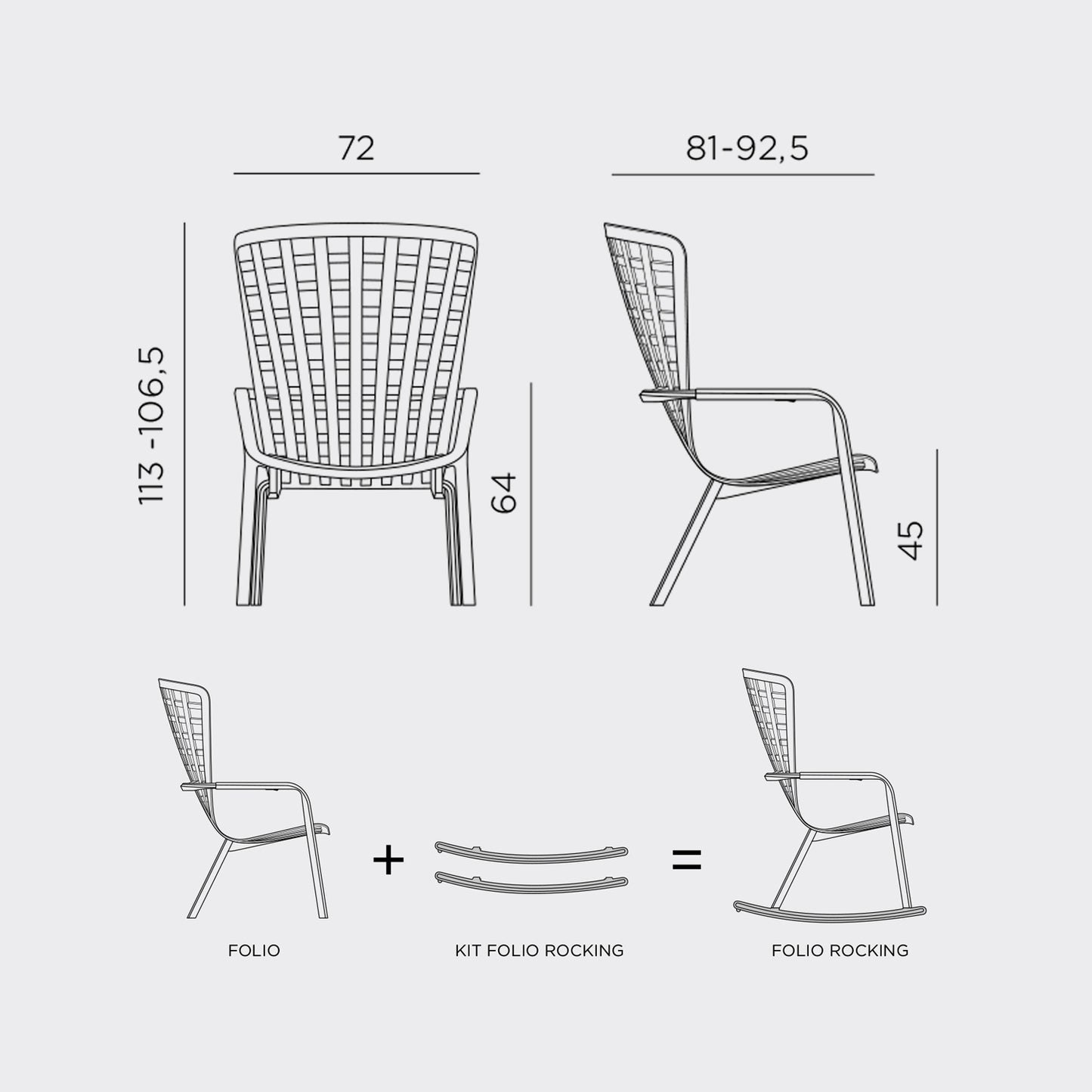 Enjoy the hard work in your garden even more with the Folio garden chair. Recline and admire your flowers.