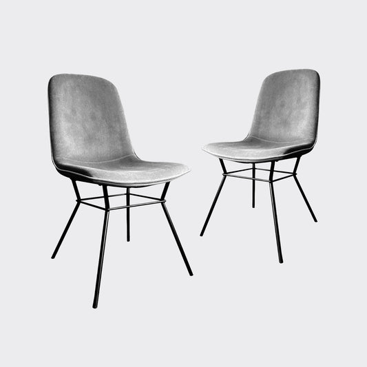 Gigi Dining Chair, Set Of 2 - Anthracite