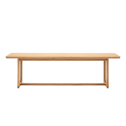 Maurice Dining Bench: Natural