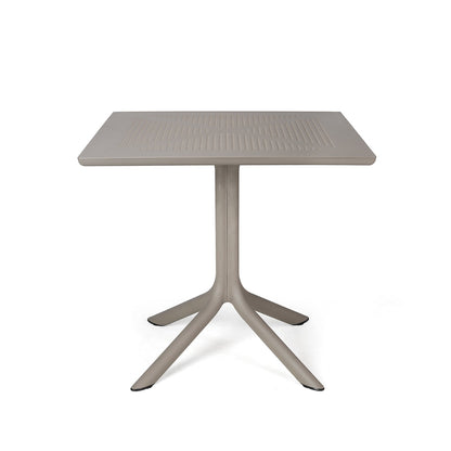 Clip 80cm Garden Table In Taupe