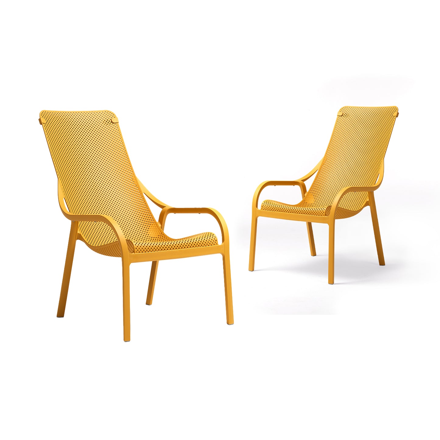 Weatherproof Nardi Net Lounge Chairs ideal for outdoor spaces