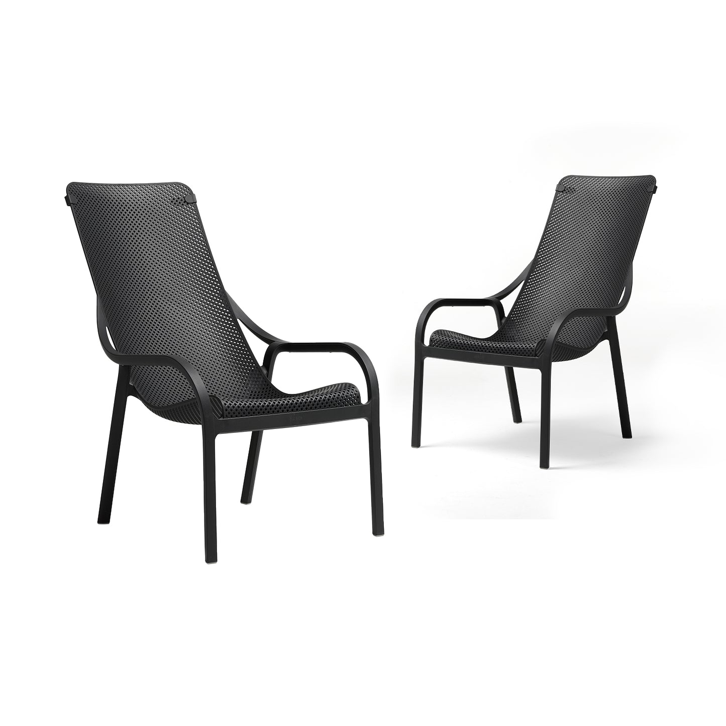 Premium garden set featuring 2 Nardi Net Lounge Chairs