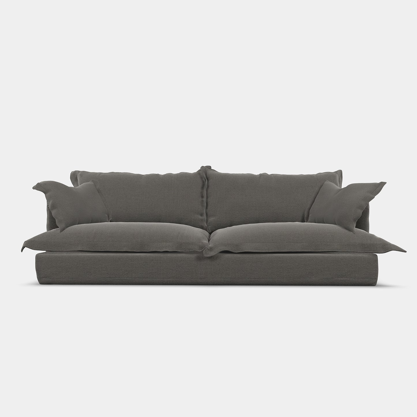 Frida - Grand Sofa - Saville Linen Silver