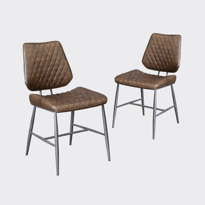 Dixie Dining Chair, Set Of 2 - Dark Brown