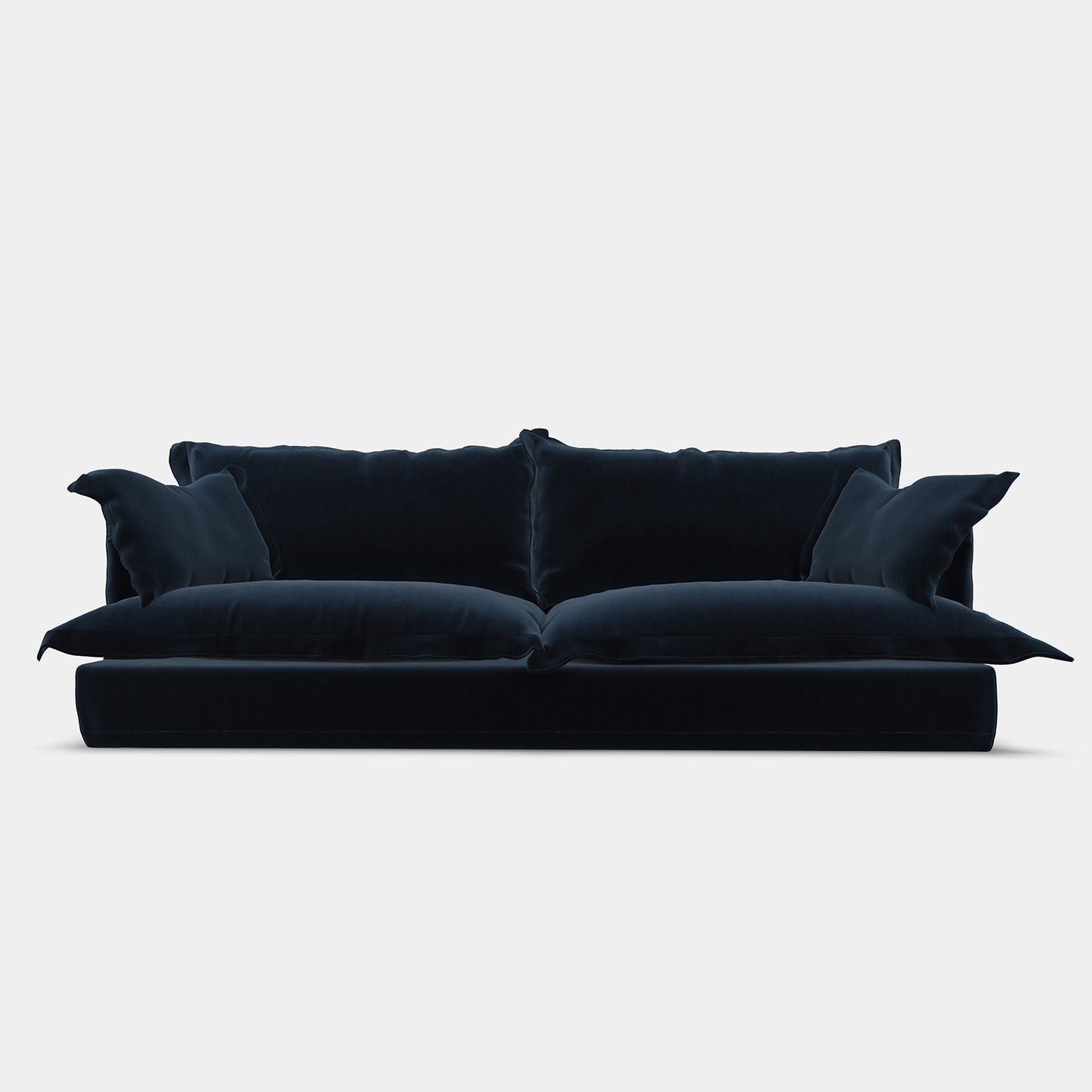 Frida - Grand Sofa - Verona Velvet In Navy