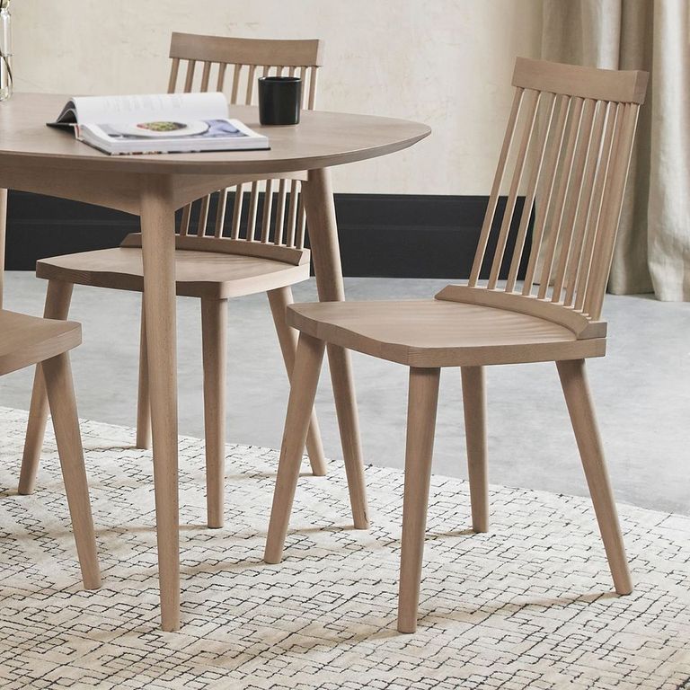 Scandi Oak Spindle Back Dining Chair