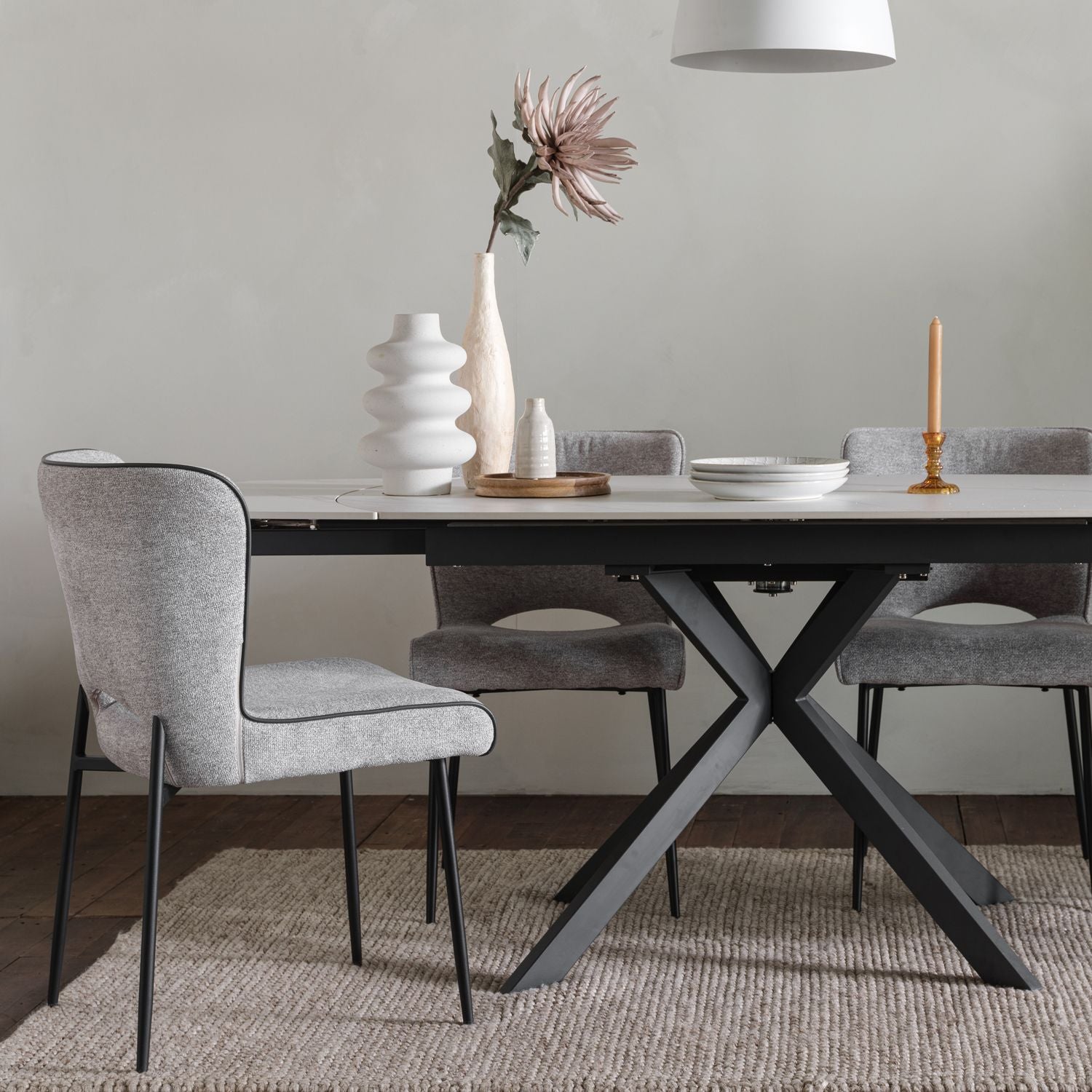 Stone kitchen deals table and chairs