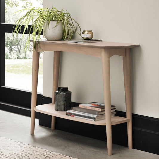 Console Table With Shelf