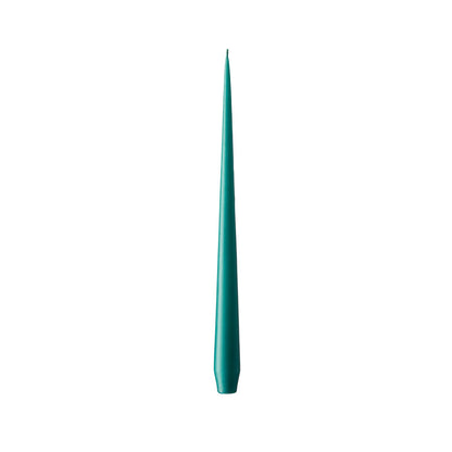 Teal Tan Taper Candle