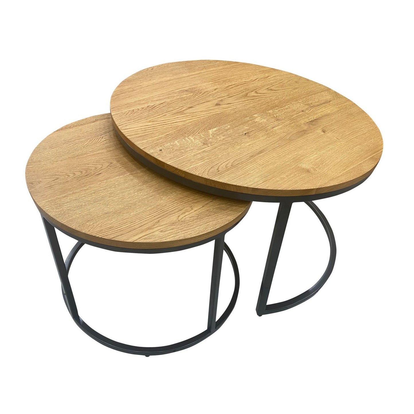 Elsworthy Oak Nest Of Tables - Round