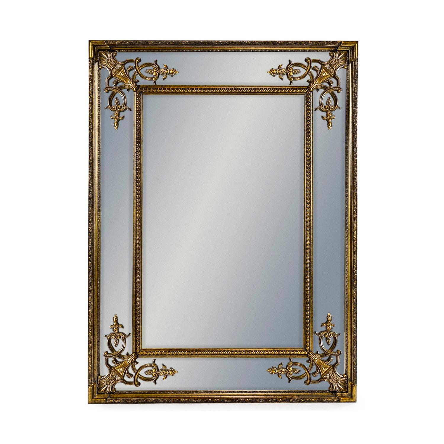 Gold Square French Mirror