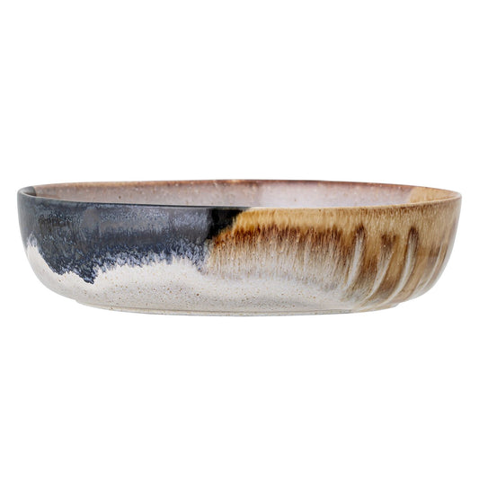 Jules Serving Bowl - Grey Stoneware